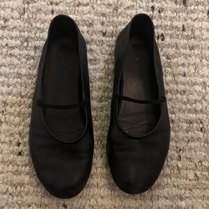 The Row leather ballet flats
